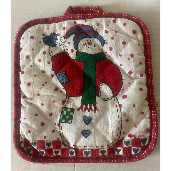 Snowmen 3  Pot Holders - Picture 4 of 9